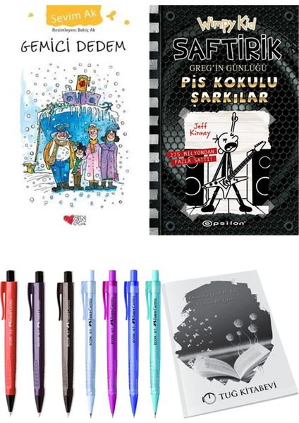 Saftirik 17 Pis Kokulu Şarkılar ve Gemici Dedem 2'li Set - Kalem