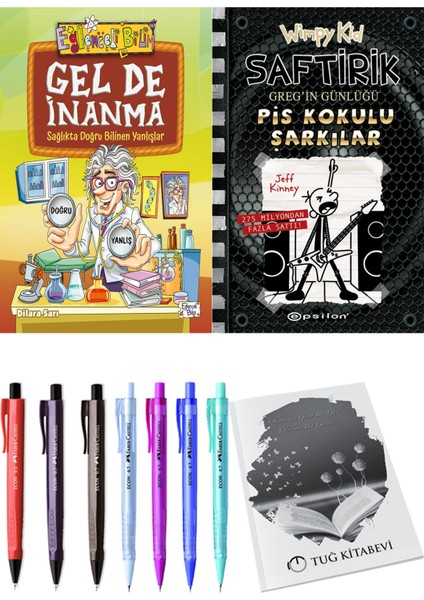 Saftirik 17 Pis Kokulu Şarkılar ve Gel de İnanma 2'li Set - Kalem