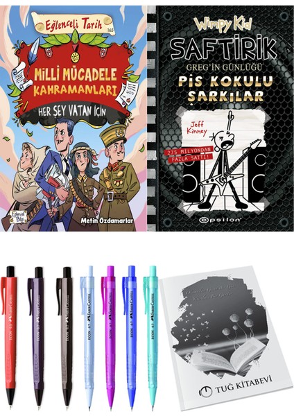 Saftirik 17 Pis Kokulu Şarkılar ve Milli Mücadele Kahramanları Her Şey Vatan İçin 2'li Set - Kalem