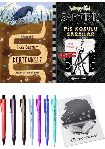 Saftirik 17 Pis Kokulu Şarkılar ve Eski Dostum Kertenkele 2'li Set - Kalem
