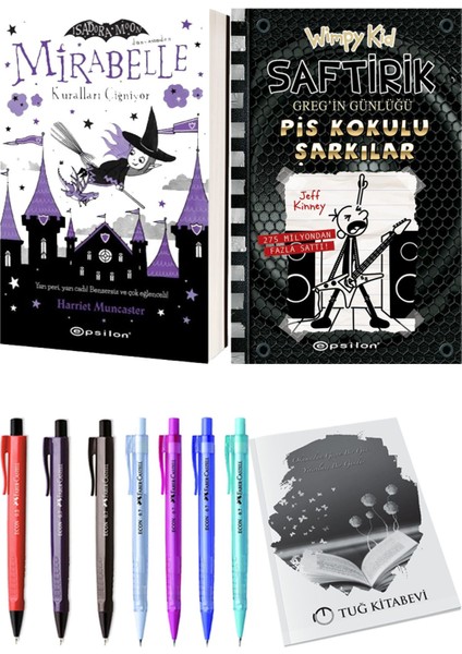 Saftirik 17 Pis Kokulu Şarkılar ve Mirabelle 2 Kuralları Çiğniyor 2'li Set - Kalem