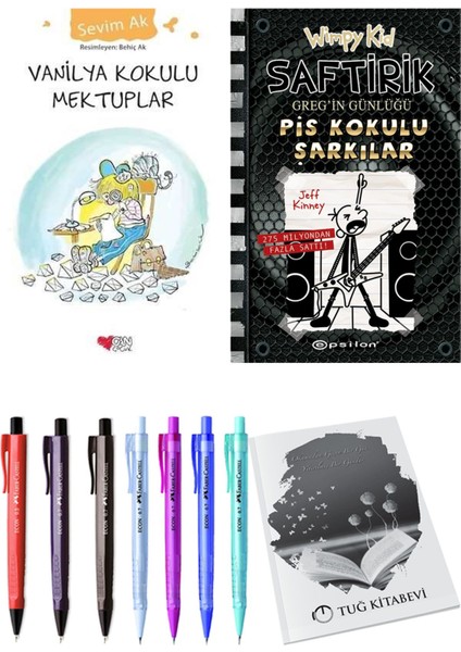 Saftirik 17 Pis Kokulu Şarkılar ve Vanilya Kokulu Mektuplar 2'li Set - Kalem