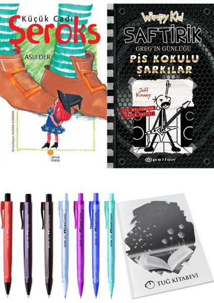 Saftirik 17 Pis Kokulu Şarkılar ve Küçük Cadı Şeroks 2'li Set - Kalem
