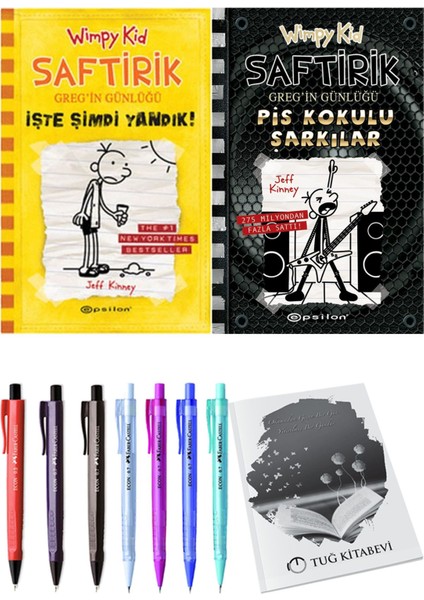 Saftirik 17 Pis Kokulu Şarkılar ve Saftirik 4 Işte Şimdi Yandık! 2'li Set - Kalem