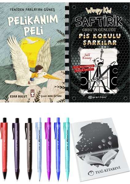 Saftirik 17 Pis Kokulu Şarkılar ve Yeniden Parlayan Güneş Pelikanım Peli 2'li Set - Kalem