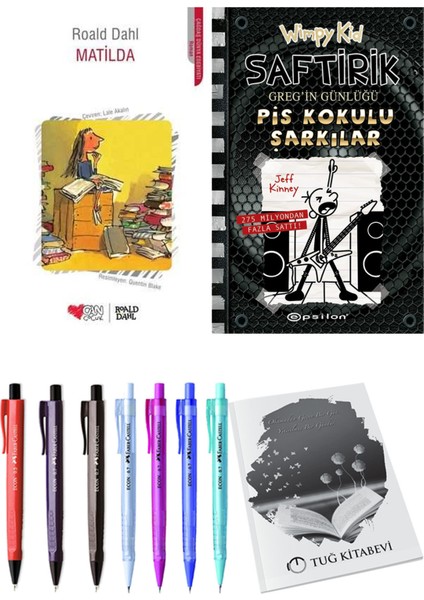 Saftirik 17 Pis Kokulu Şarkılar ve Matilda 2'li Set - Kalem