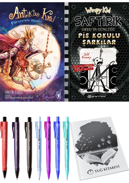 Saftirik 17 Pis Kokulu Şarkılar ve Antika Kral Forsantin'in Uyanışı 2'li Set - Kalem