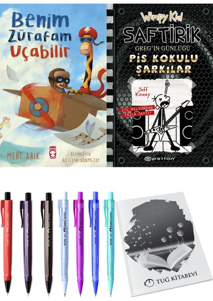 Saftirik 17 Pis Kokulu Şarkılar ve Benim Zürafam Uçabilir 2'li Set - Kalem