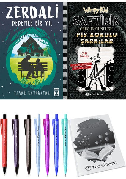 Saftirik 17 Pis Kokulu Şarkılar ve Zerdali Dedemle Bir Yıl 2'li Set - Kalem