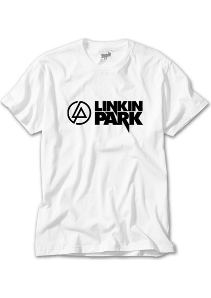 Linkin Park Logo And Text Beyaz Tişört fiyatları