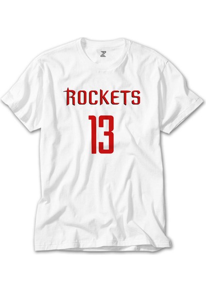 James Harden Rockets Beyaz Tişört fiyatları