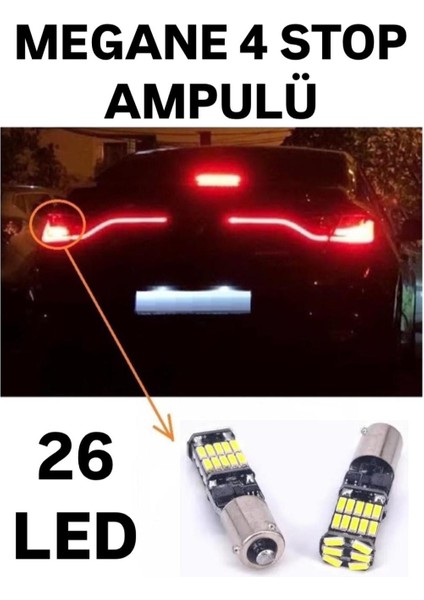 Renault Megane 4 Sedan ve Hb Kasa Arka Stop Fren Ampulü H21W