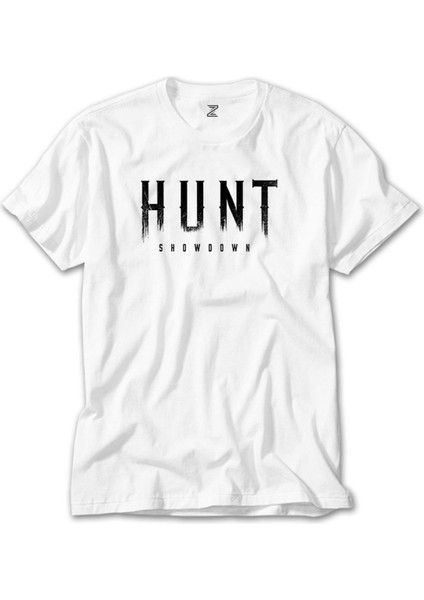 Hunt Showdown Black Text Beyaz Tişört fiyatları