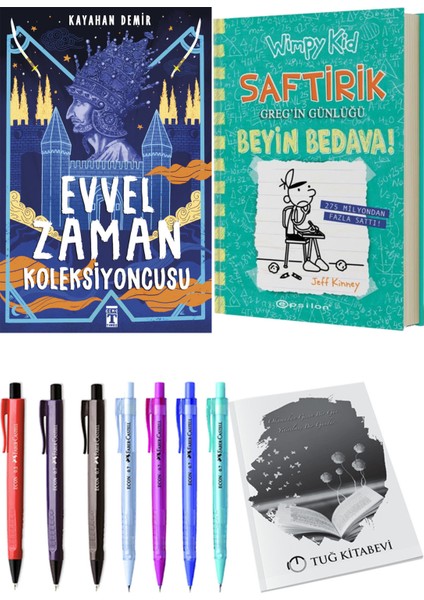 Saftirik 18 Beyin Bedava! ve Evvel Zaman Koleksiyoncusu 2'li Set - Kalem