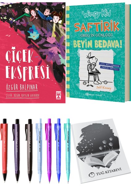 Saftirik 18 Beyin Bedava! ve Çiçek Ekspresi 2'li Set - Kalem