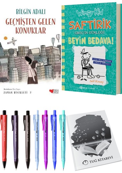 Saftirik 18 Beyin Bedava! ve Zaman Bisikleti 2 Geçmişten Gelen Konuklar 2'li Set - Kalem