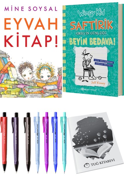 Saftirik 18 Beyin Bedava! ve Eyvah Kitap! 2'li Set - Kalem