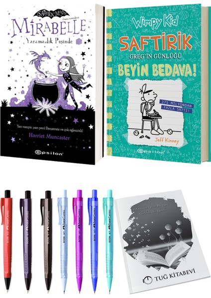 Saftirik 18 Beyin Bedava! ve Mirabelle 1 Yaramazlık Peşinde 2'li Set - Kalem