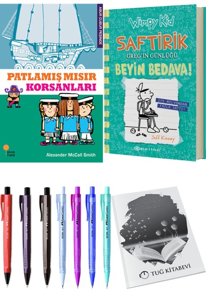 Saftirik 18 Beyin Bedava! ve Patlamış Mısır Korsanları 2'li Set - Kalem