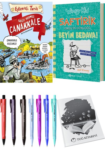Saftirik 18 Beyin Bedava! ve Geçit Vermez Çanakkale 2'li Set - Kalem
