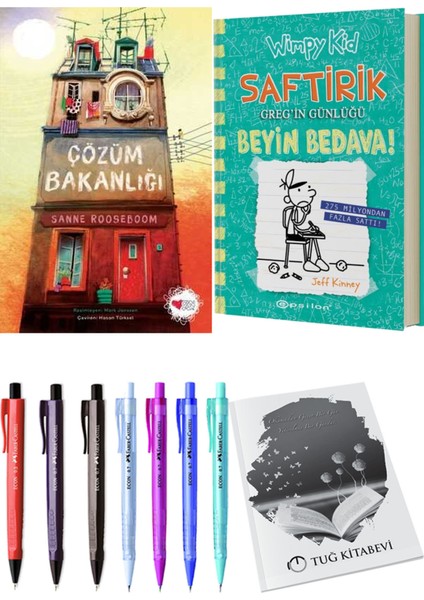 Saftirik 18 Beyin Bedava! ve Çözüm Bakanlığı 2'li Set - Kalem