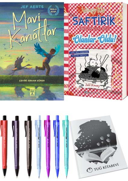 Saftirik 19 Olanlar Oldu! ve Mavi Kanatlar 2'li Set - Kalem