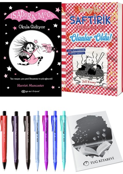 Saftirik 19 Olanlar Oldu! ve Isadora Moon 1 Okula Gidiyor 2'li Set - Kalem