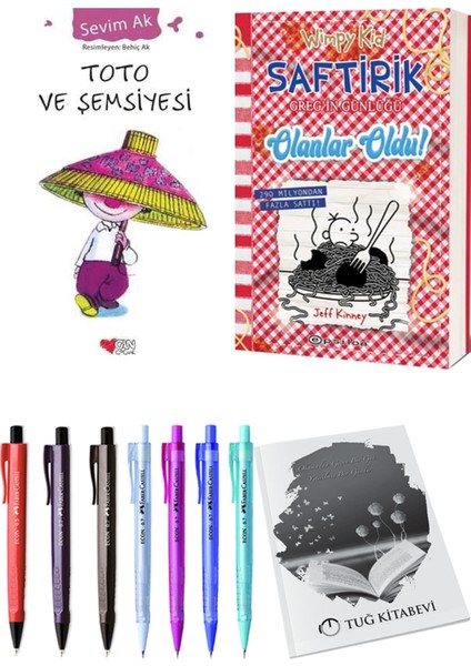 Saftirik 19 Olanlar Oldu! ve Toto ve Şemsiyesi 2'li Set - Kalem