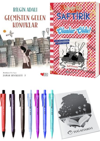 Saftirik 19 Olanlar Oldu! ve Zaman Bisikleti 2 Geçmişten Gelen Konuklar 2'li Set - Kalem
