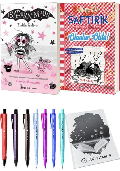 Saftirik 19 Olanlar Oldu! ve Isadora Moon 11 Tatile Gidiyor 2'li Set - Kalem