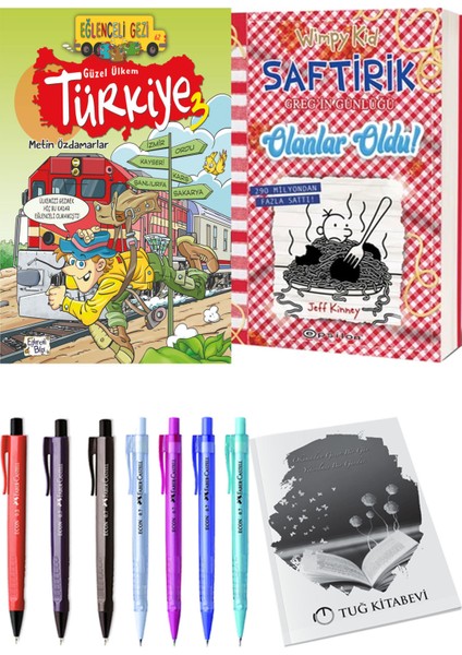 Saftirik 19 Olanlar Oldu! ve Güzel Ülkem Türkiye 3 2'li Set - Kalem