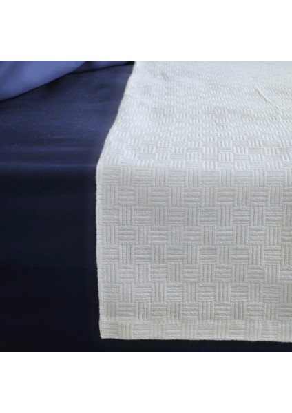 %100 Pamuk Mini Dama Desenli Tek Kişilik Pike | Otel Koleksiyonu | 160X230