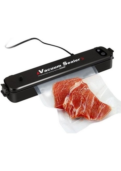 Vacuum Sealer Gıda Vakum ve Mühürleme Makinesi (10 Plastik Poşet Hediyeli)