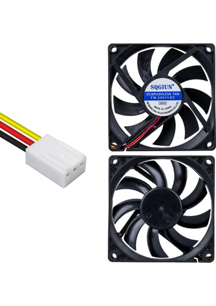 IC-216A 80X80X15MM 24 Volt 3 Pin Fırçasız Dc Fan (4764)