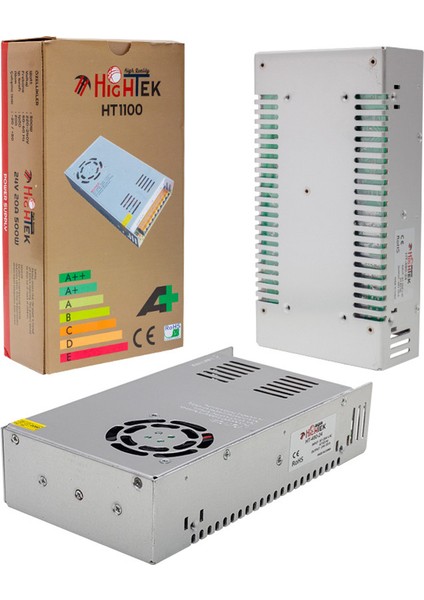 Hıghtek HT1100 24 Volt - 20 Amper - 500 Watt Metal Kasa Adaptör