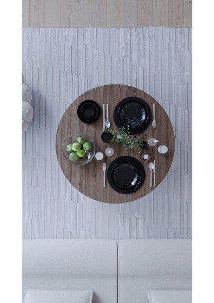 Katlanır Ayaklı Yuvarlak Pratik Yer Sofrası Mutfak Sofrası 60 cm fiyatları