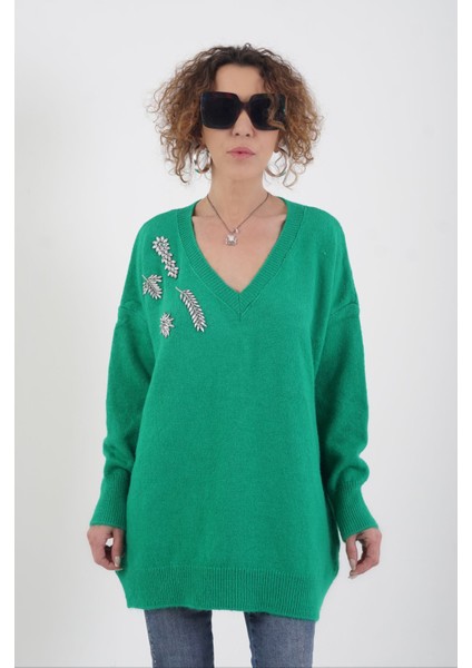 Yeşil Taşlı Kazak