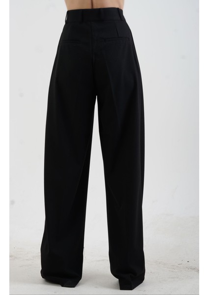 Siyah Kayra Palazzo Pantolon modelleri