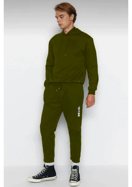 Erkek Regular Fit Tokyo Baskılı Ince Eşofman Altı Spr 205