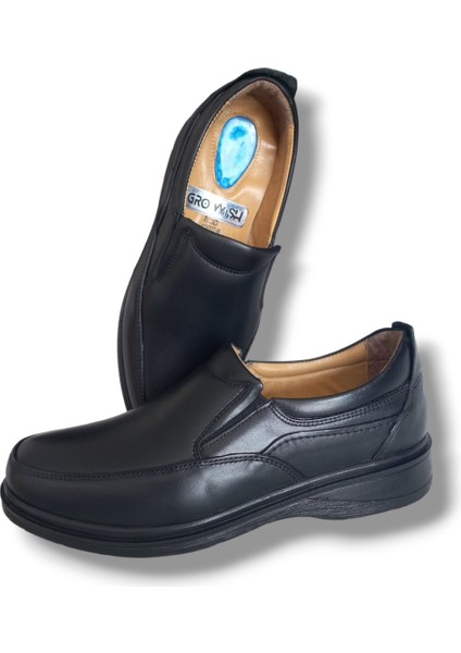 GR0208 Deri Jel Poli Taban Comfort Erkek Günlük Ayakkabı