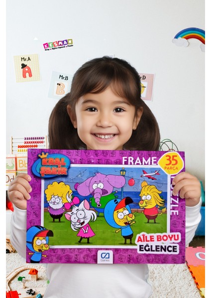 Kral Şakir ve Kukuli 2'li Frame Puzzle/yapboz