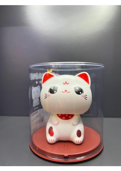 Güneş Paneli Enerjili Sürekli Hareket Eden Kafa Sallayan Dekoratif Sevimli Kedi fırsatları