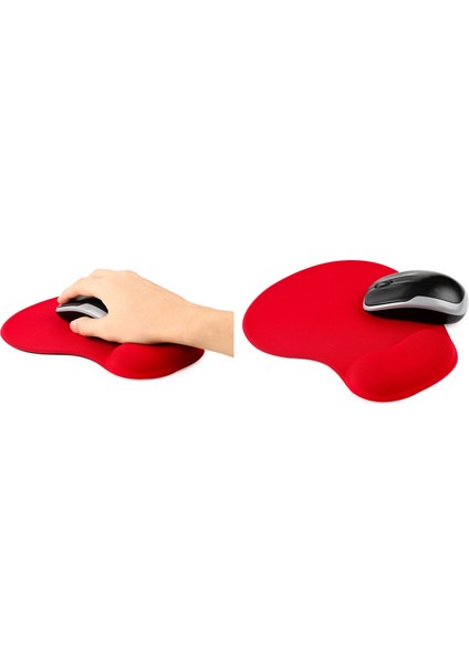 Silikon Jel Bilek Destekli Mouse Pad - Kaymaz Mouse Ped - Jel Mousepad - Silikon Fare Pedi Jel - Silikon Mousepad