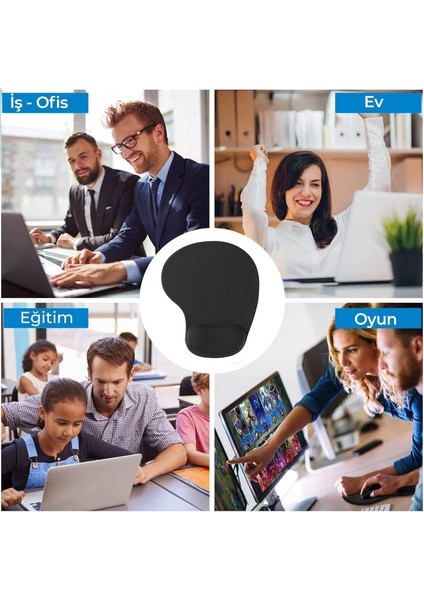 Silikon Jel Bilek Destekli Mouse Pad - Kaymaz Mouse Ped - Jel Mousepad - Silikon Fare Pedi Jel - Silikon Mousepad modelleri
