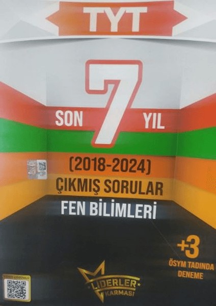 Tyt Son 7 Yıl Fen Bilimleri Çıkmış Sorular +3 Ösym Tadında Deneme