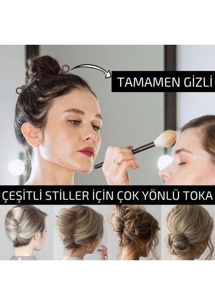 Magic-Grip Saç Topuz Tokası - 10 Adet fırsatları