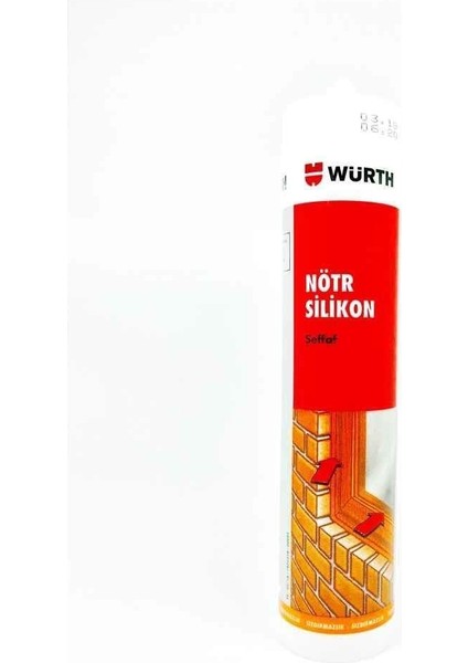 Nötr Silikon Şeffaf 310 Ml