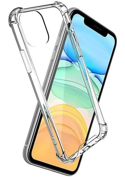 Byars-Iphone 14 Max Ile Uyumlu Kılıf Köşe Korumalı Hard Case Harika Kalıp Kesimi Kalınlaştırılmış Silikon Kenarlar Antişok Sert Silikon Şeffaf-Byars