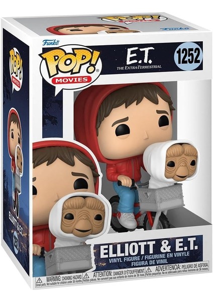 Pop Figür Movies: Et- Elliot With Et In Bike Basket