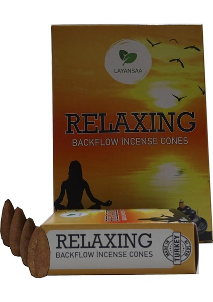 Byars-- Rahatlatıcı - Meditasyon/perfumed Meditation Özel Aromalı Special Collection Geri Akış Normal Boy Backflow Hd Meditation Özel Aromalı Cones Konik Tütsü Paket 10 Adet -Byars